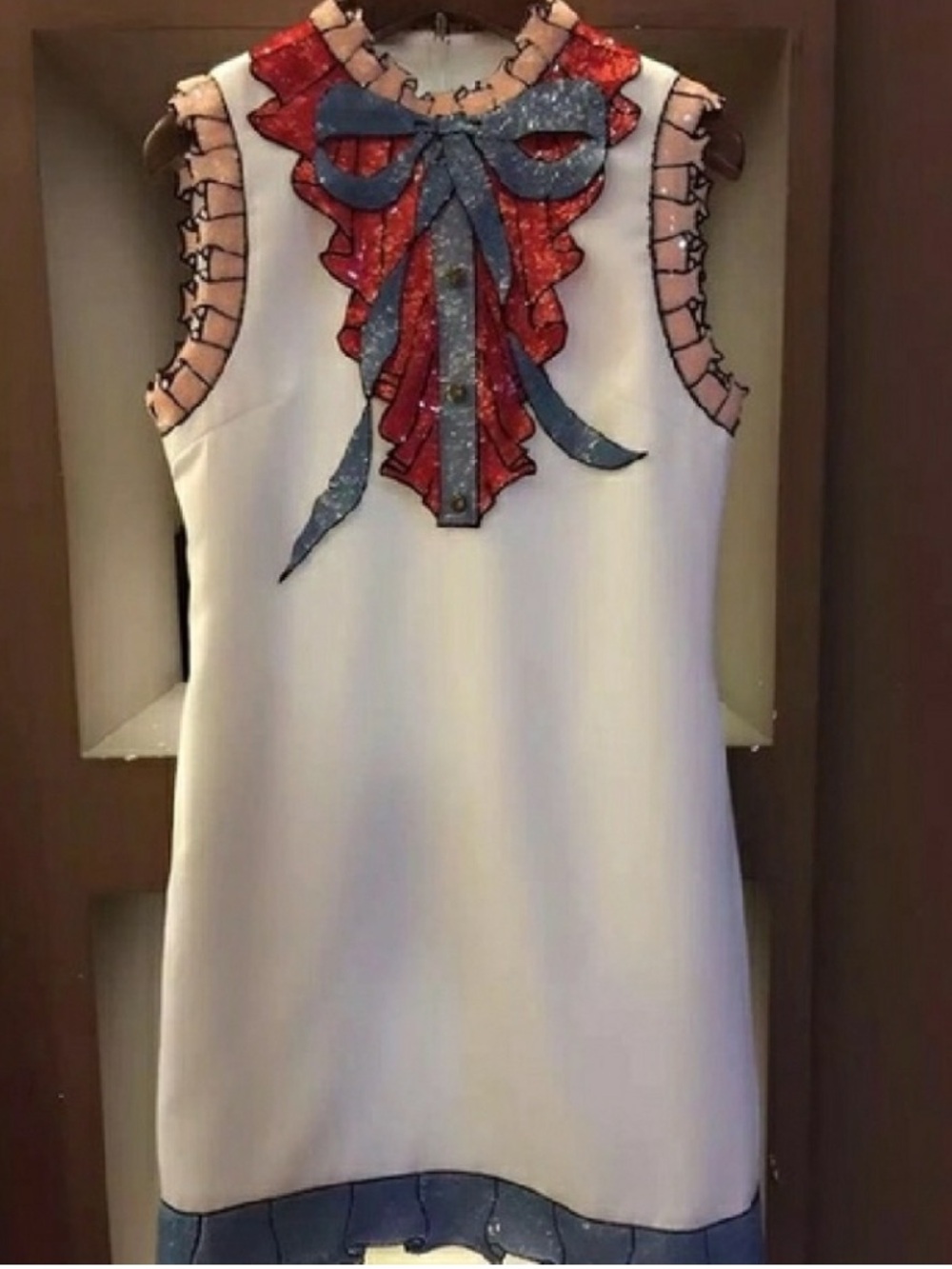 Gucci inspired bow dress